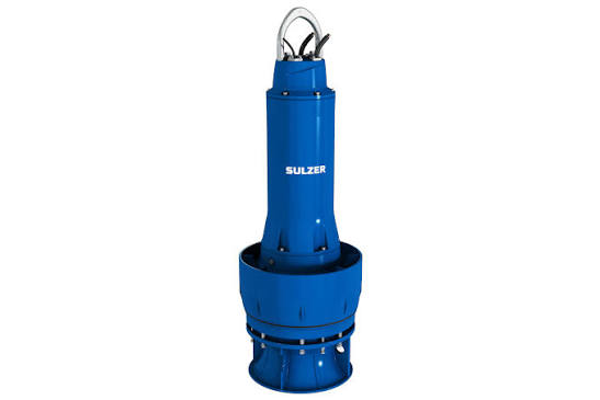 Sulzer ABS AFLX submersible mixed-flow column pump