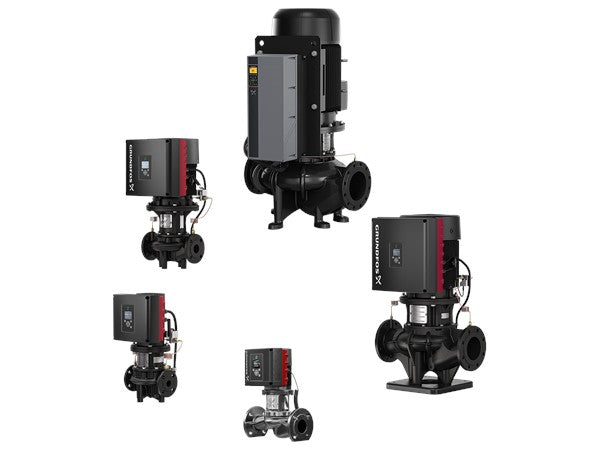 Grundfos TPE3 variable-speed in-line circulator pump